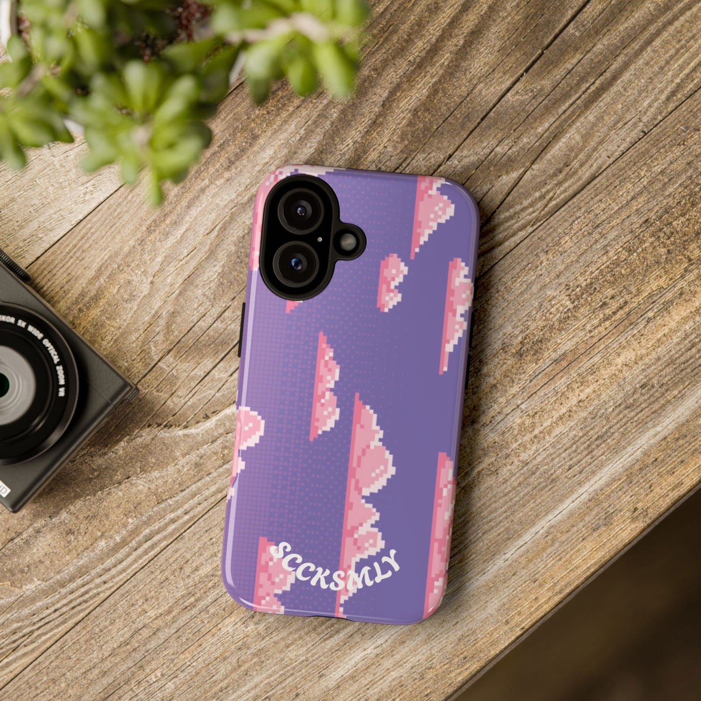 Purple Cotton Candy Sky Tough Phone Case for Apple
