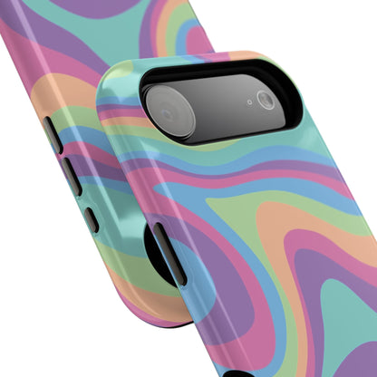 Pastel Swirl Phone Case for Apple
