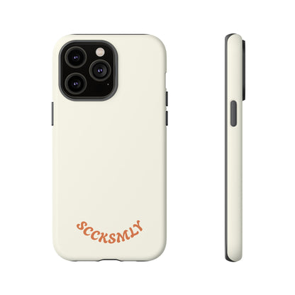 Toasted Eggshell Tough Phone Case for Apple
