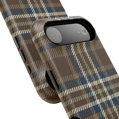 Earth and Sky Plaid Phone Case for Apple