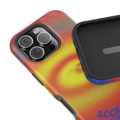 Toxic Spiral Tough Phone Case for Apple