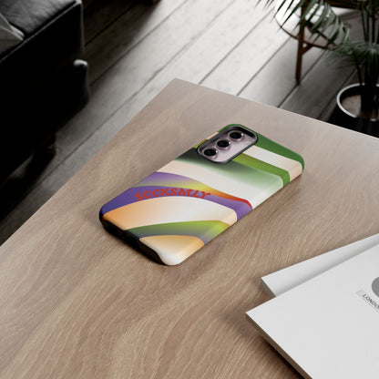 Green Waves Phone Case for Samsung