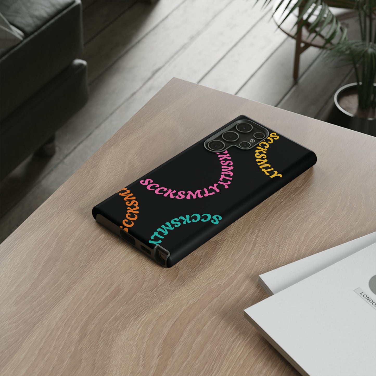 Y2K Wavy Script Tough Case for Samsung