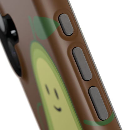 Playful Vegan Avocado Tough Phone Case Apple