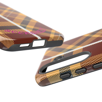 Autumn Plaid Phone Case for Samsung