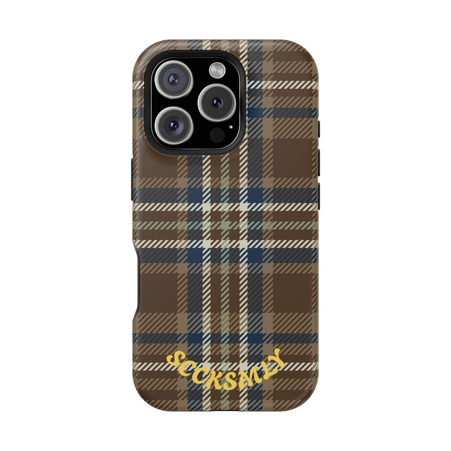Earth and Sky Plaid Phone Case for Apple