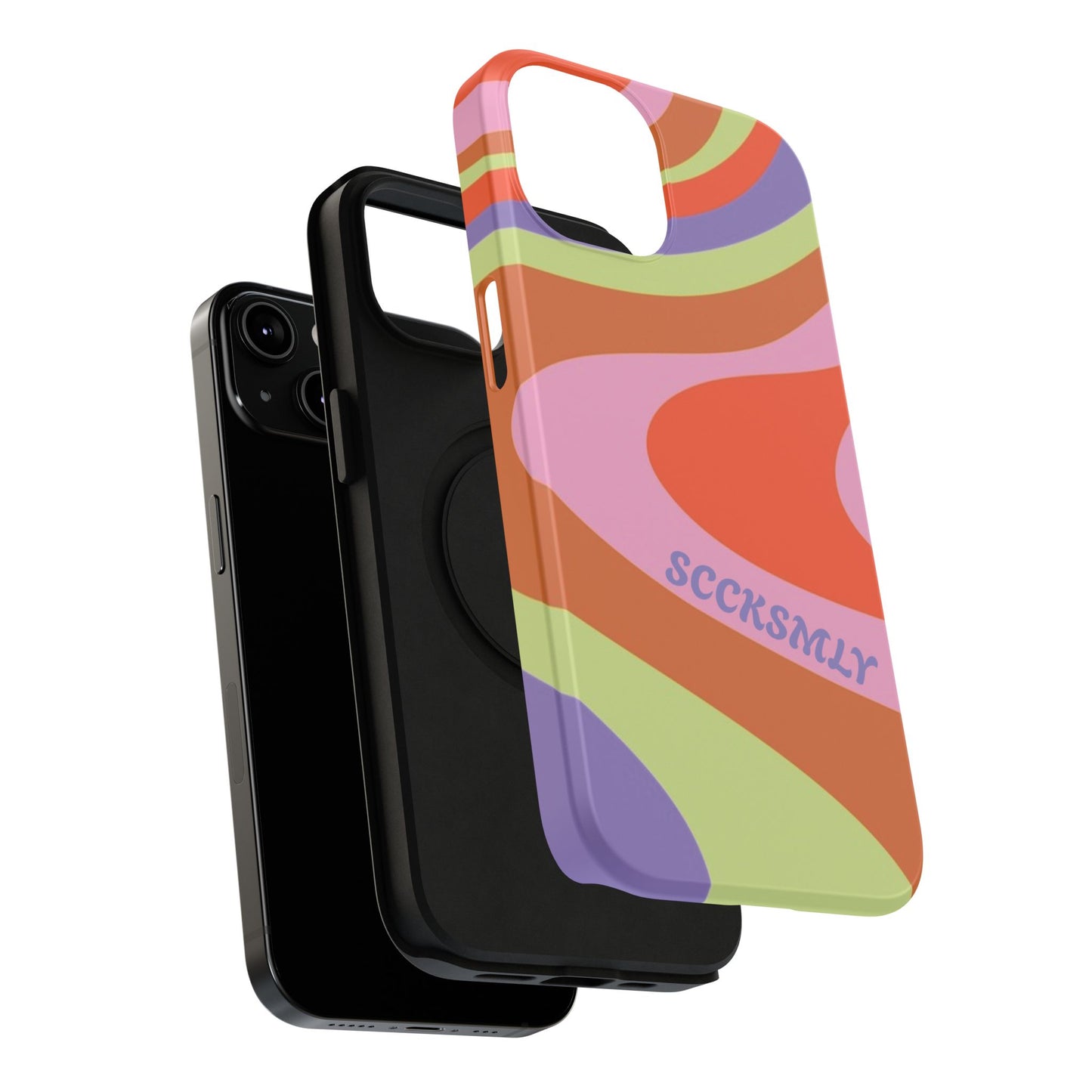 Curvy Swirl Phone Case for "IOS or Apple"
