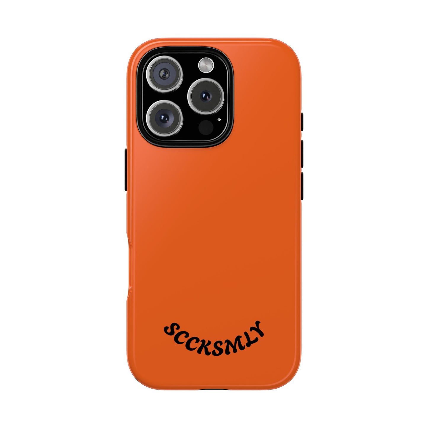 SOLID Tangerine Tough Case for Apple
