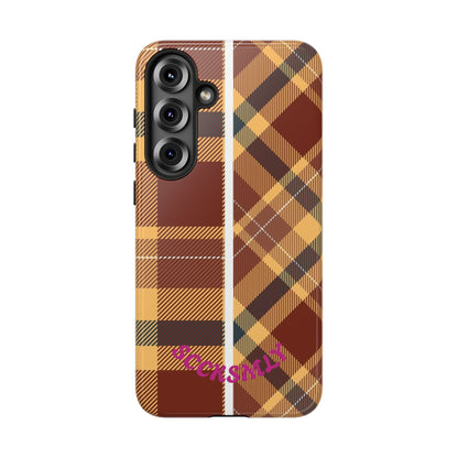 Autumn Plaid Phone Case for Samsung