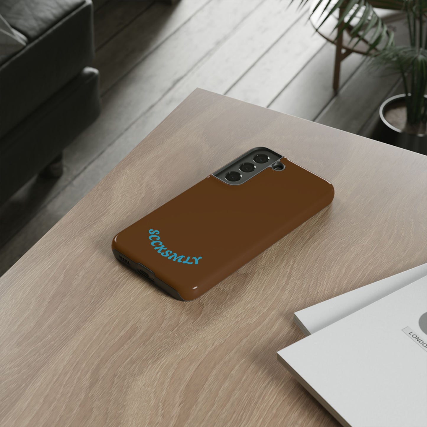 SOLID Chocolate Coco Tough Case for Samsung