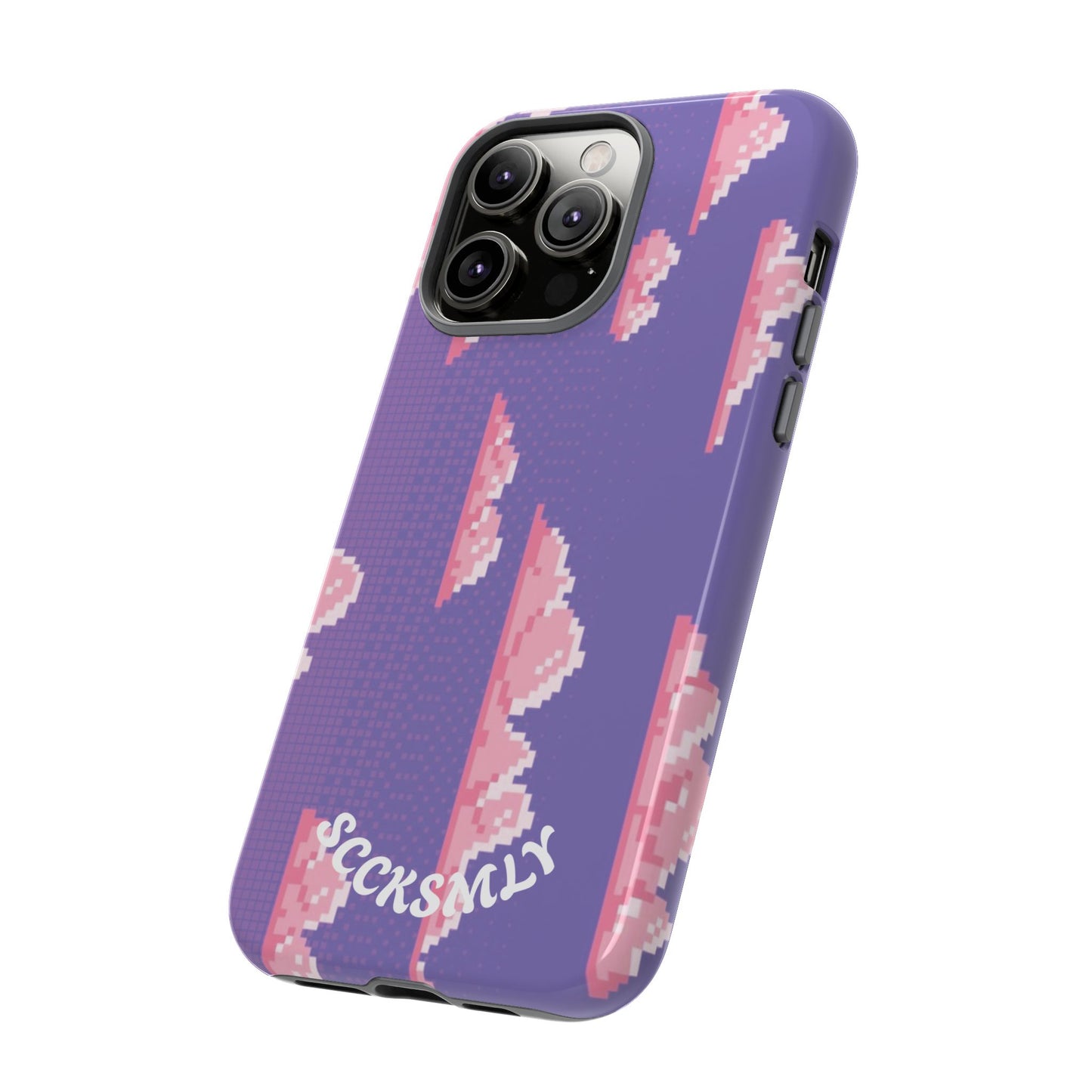 Purple Cotton Candy Sky Tough Phone Case for Apple