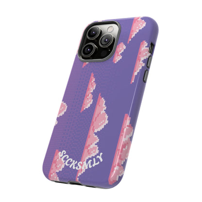 Purple Cotton Candy Sky Tough Phone Case for Apple
