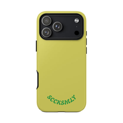 SOLID Lemon Pop Tough Case for Apple