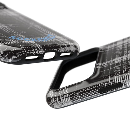 Smoky Grungy Plaid Phone Case for Apple