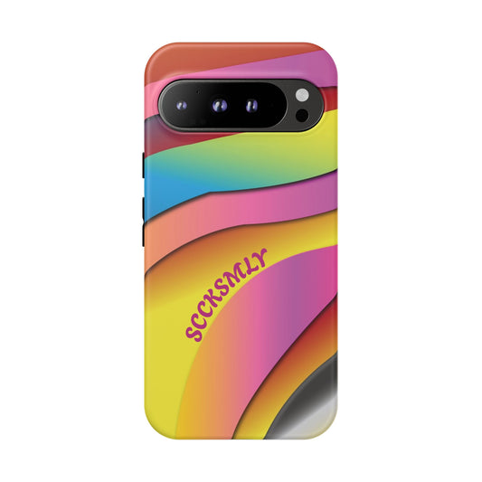 Modern Retro Rainbow Phone Case for Google Pixel