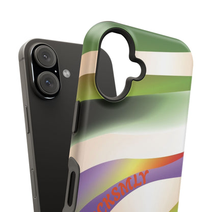 Green Waves Phone Case for Apple