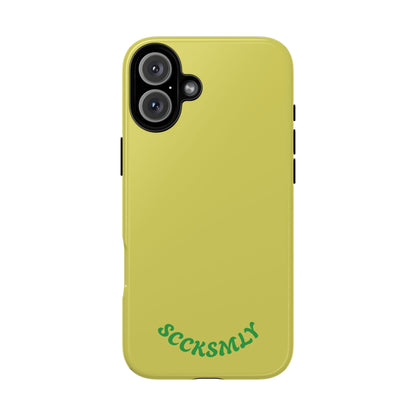 SOLID Lemon Pop Tough Case for Apple