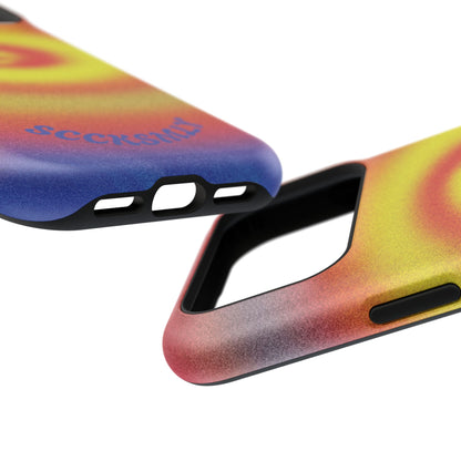Toxic Spiral Tough Phone Case for Apple