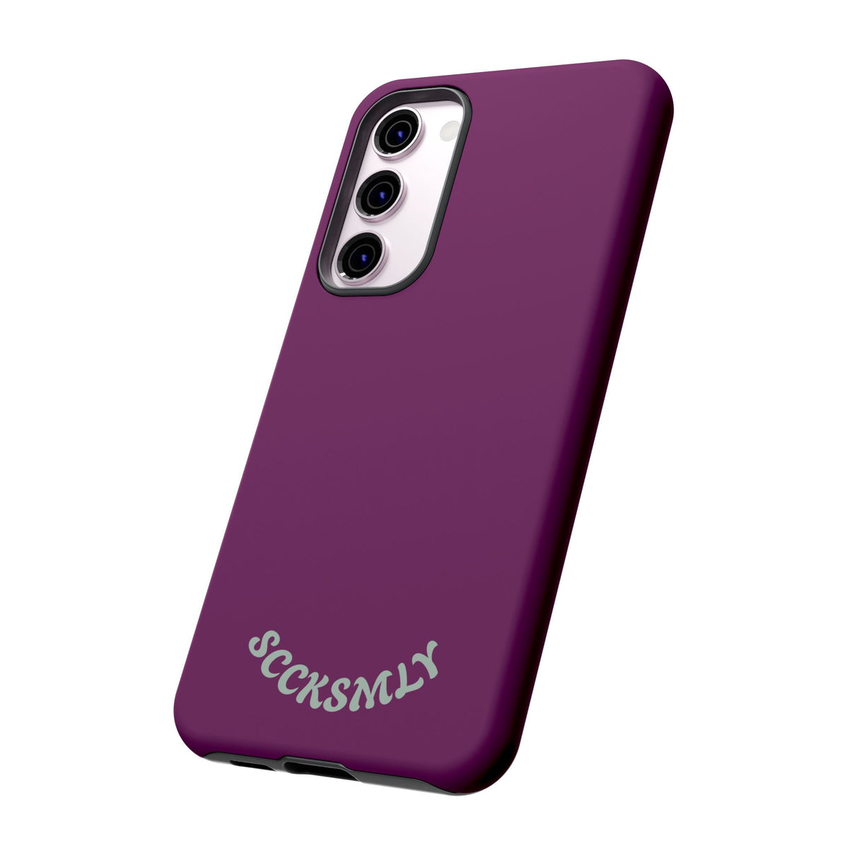 SOLID Amethyst Matte Tough Phone Case for Samsung