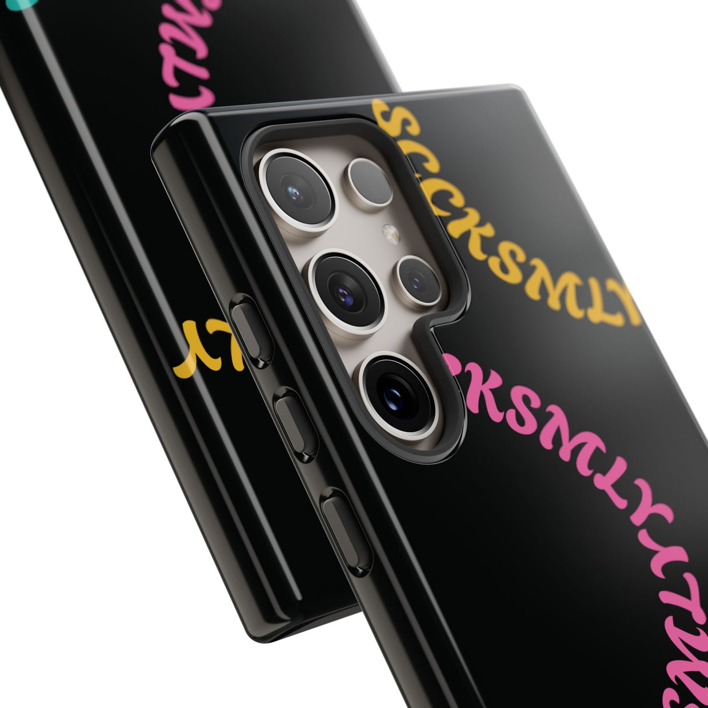 Y2K Wavy Script Tough Case for Samsung