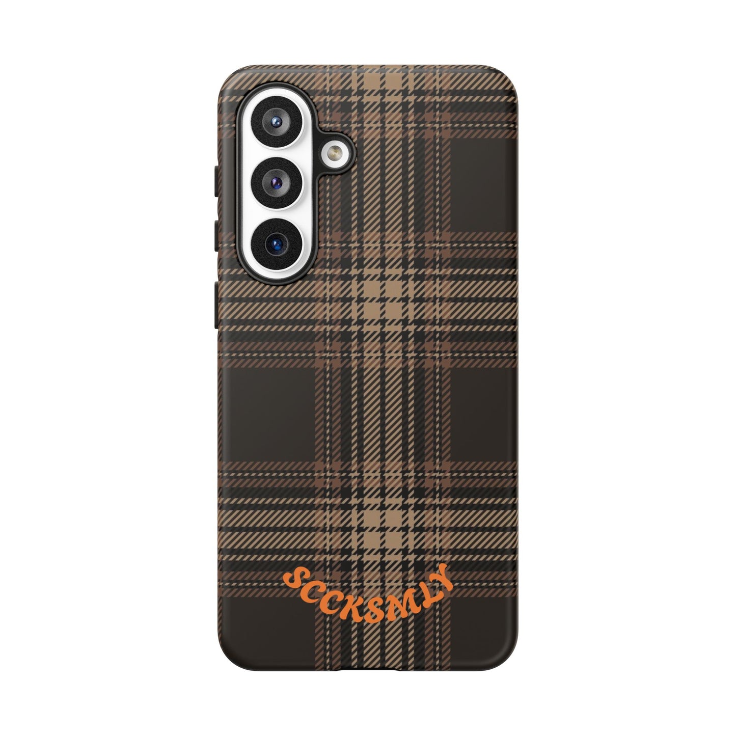 Brown Bread Plaid Tough Phone Case Samsung