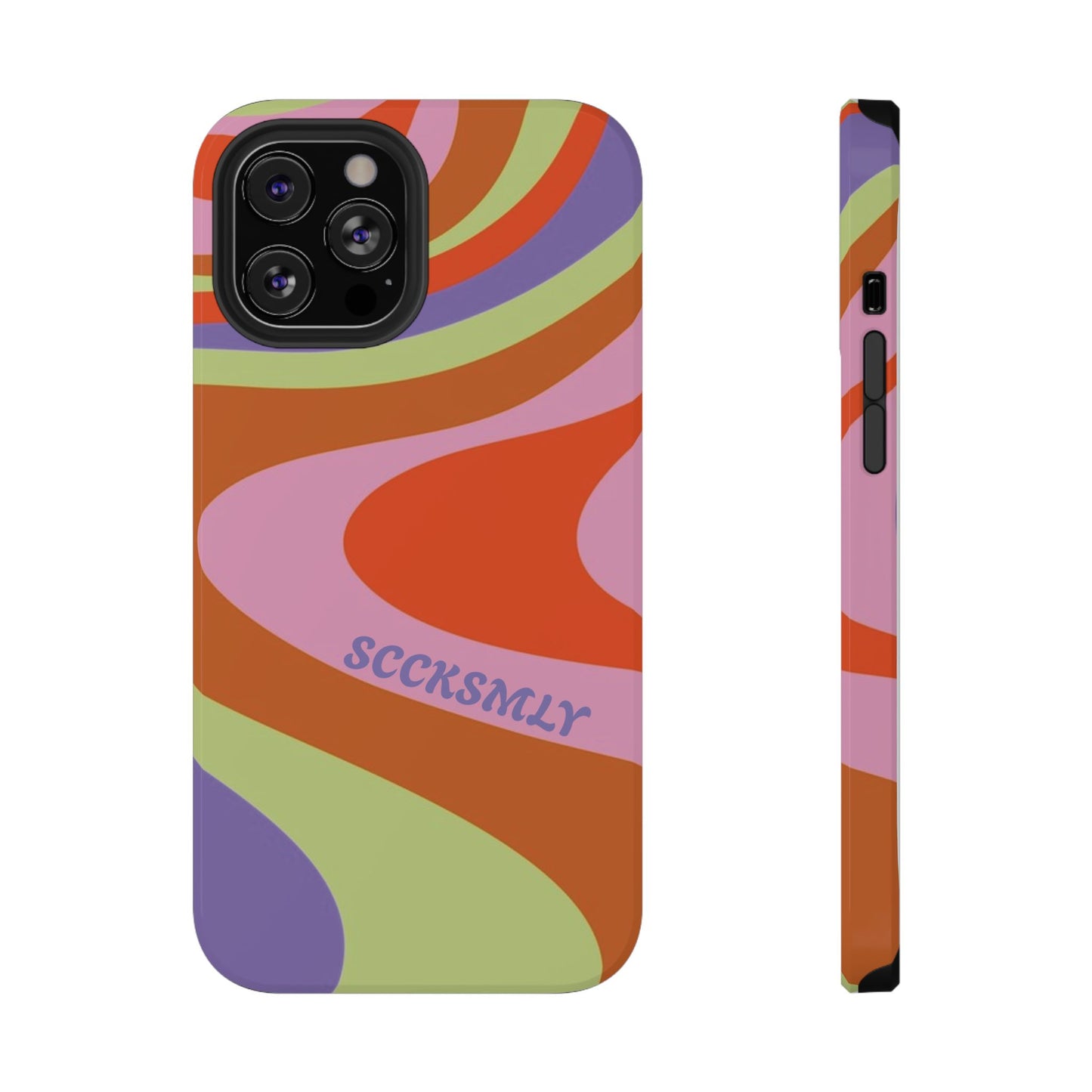 Curvy Swirl Phone Case for Apple