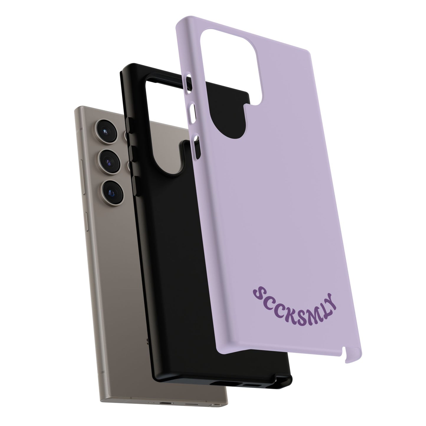 SOLID Morning Lilac Tough Case for Samsung