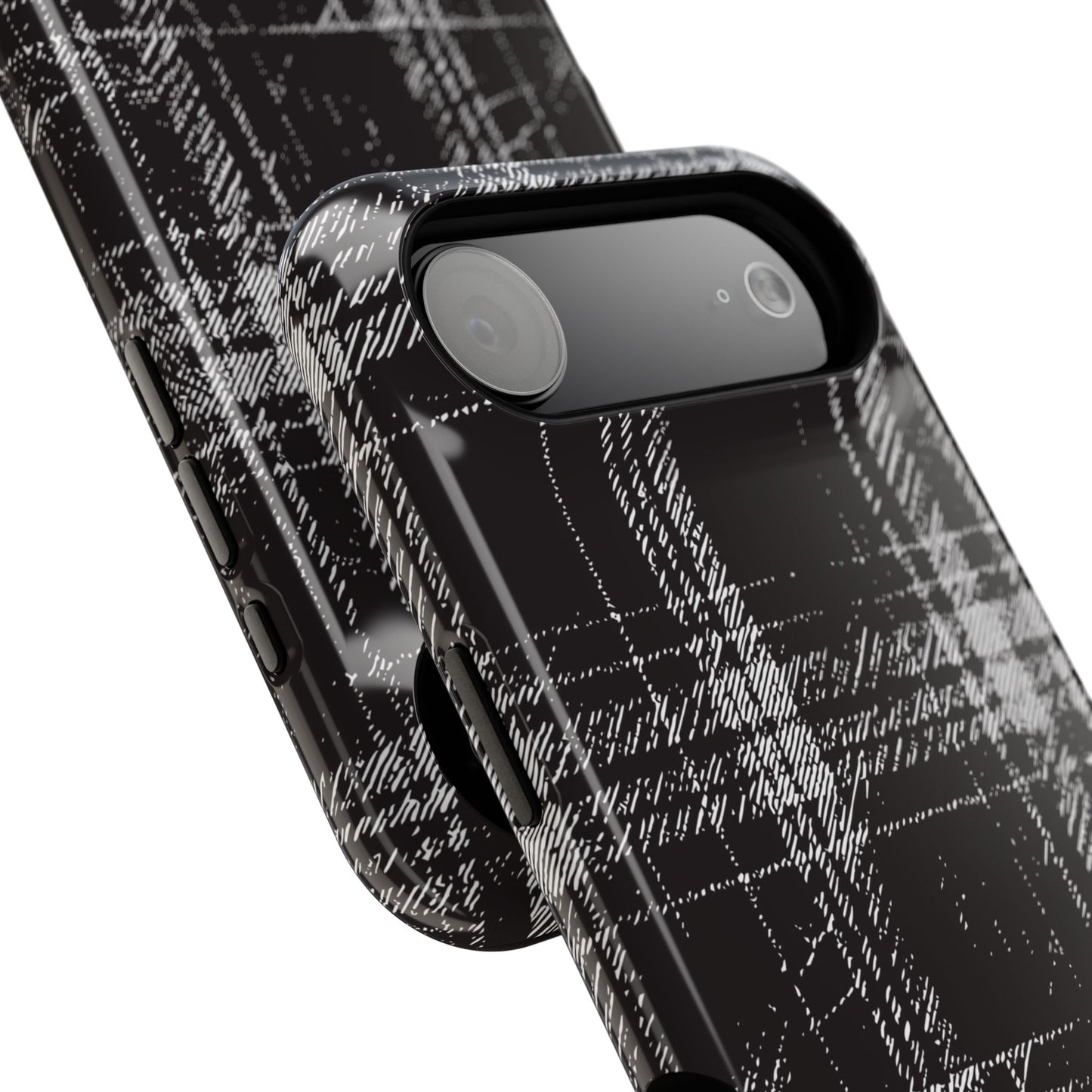 Smoky Grungy Plaid Phone Case for Apple