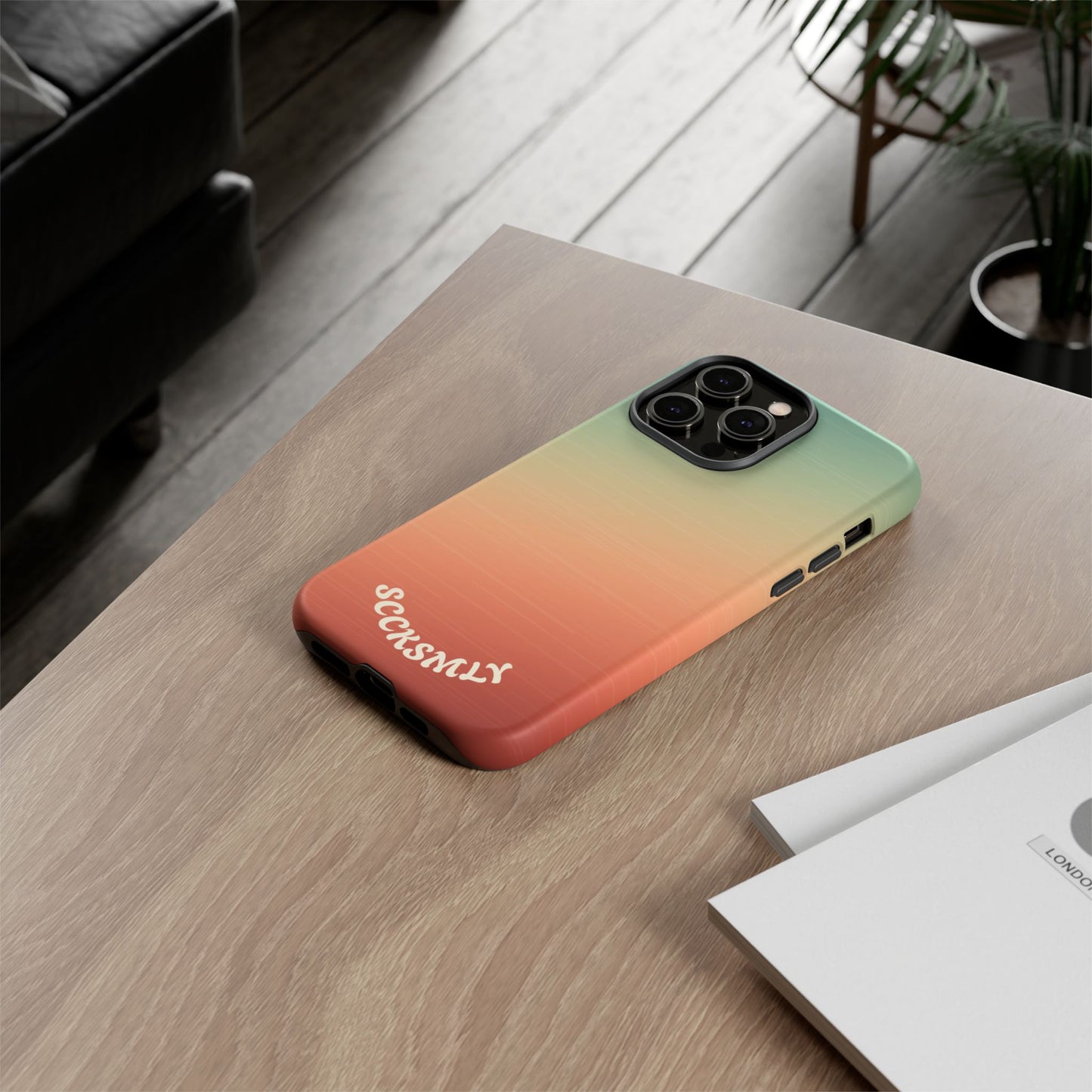 Warm Ombré Tough Phone Case for Apple