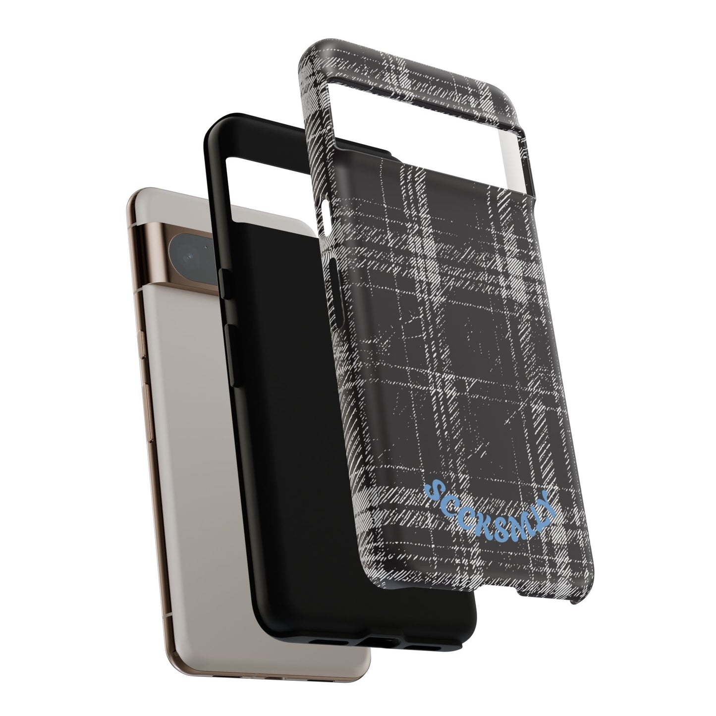 Smoky Grungy Plaid Phone Case for Google Pixel