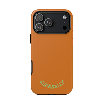 SOLID Terracotta Caoal Tough Case for Apple