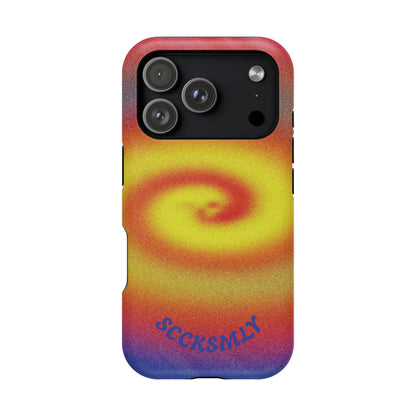 Toxic Spiral Tough Phone Case for Apple