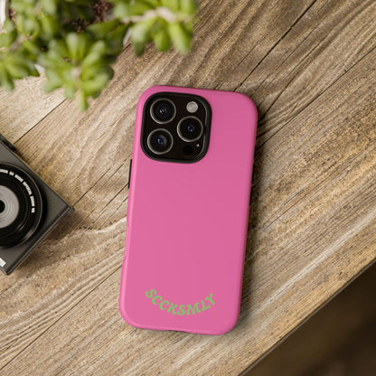 SOLID Sweet Static Pink Tough Case for Apple