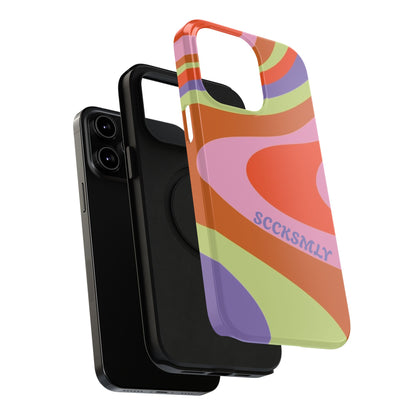 Curvy Swirl Phone Case for Apple