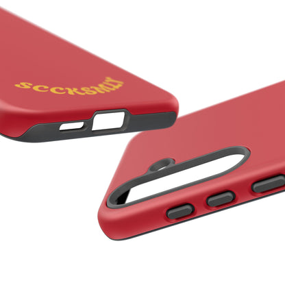 SOLID Calm Cherry Tough Case for Samsung