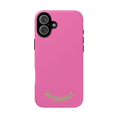 SOLID Sweet Static Pink Tough Case for Apple