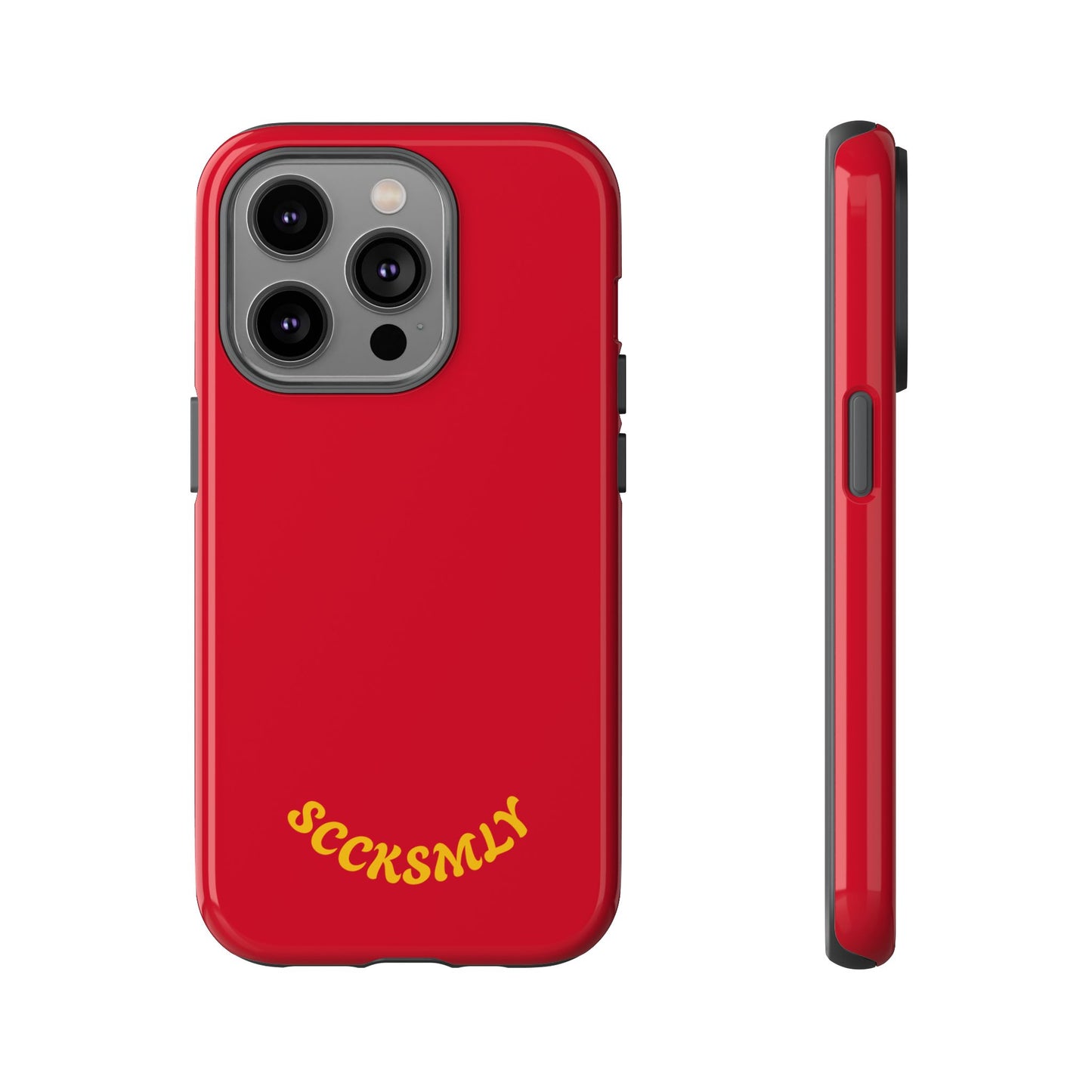 SOLID Calm Cherry Tough Case for Apple