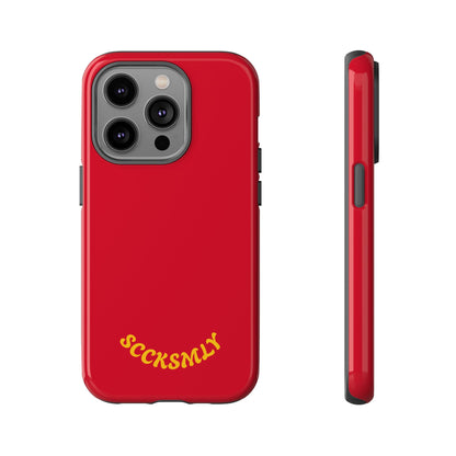 SOLID Calm Cherry Tough Case for Apple
