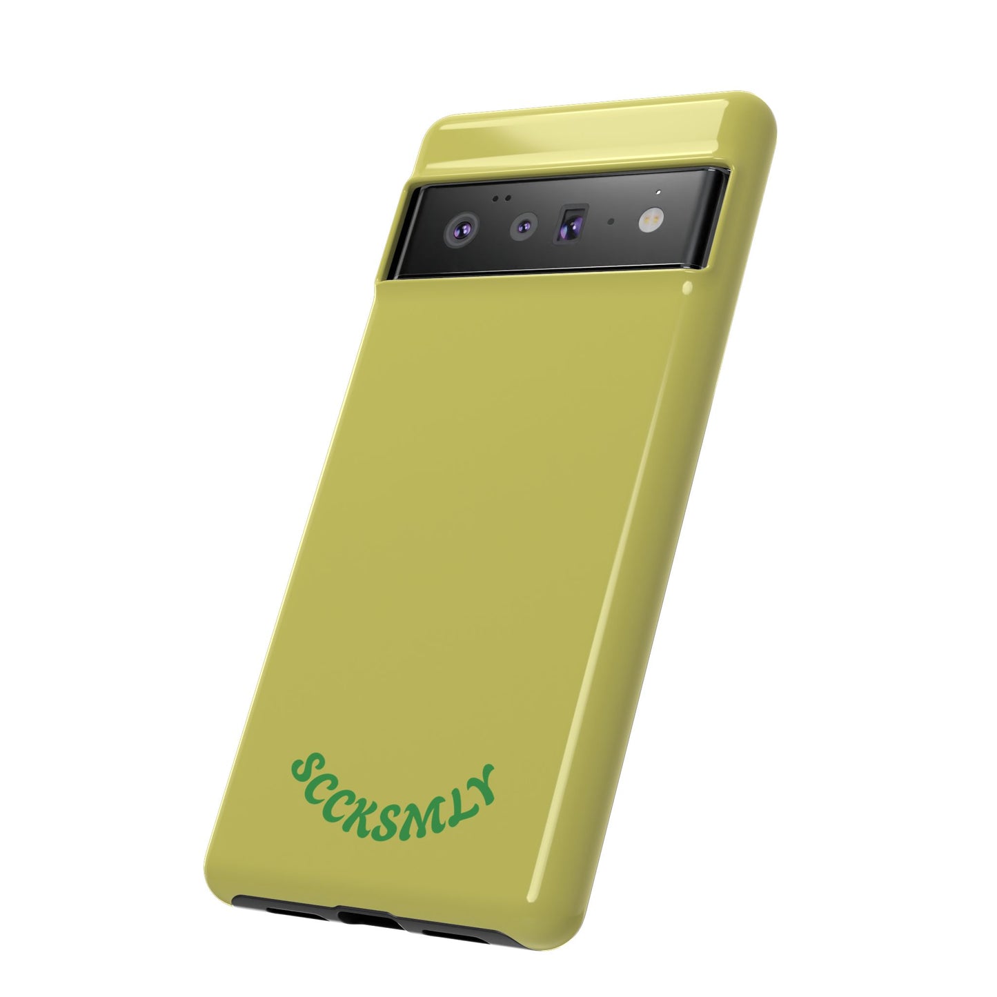 SOLID Lemon Pop Tough Case for Google Pixel