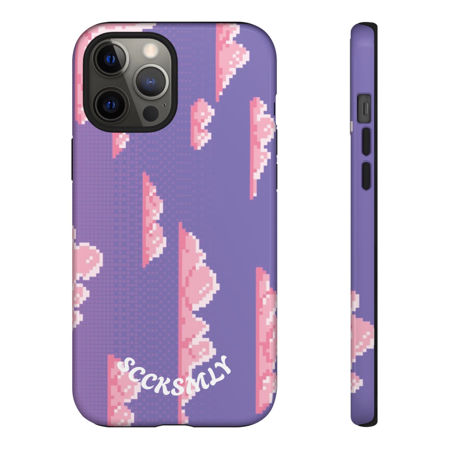 Purple Cotton Candy Sky Tough Phone Case for Apple
