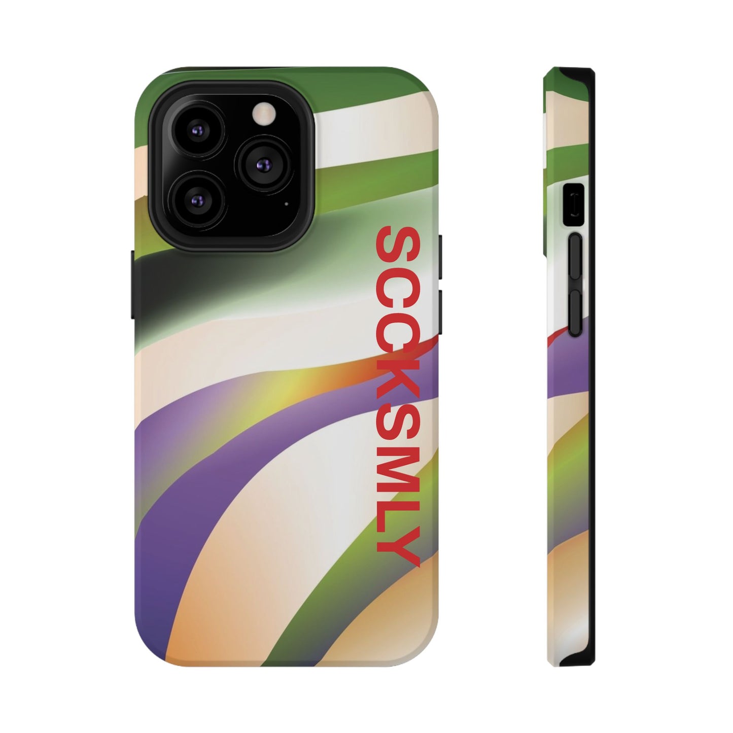 Green Waves Phone Case for "IOS or Apple"