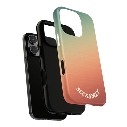 Warm Ombré Tough Phone Case for Apple