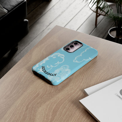 Comic Dot Sky Tough Phone Case for Samsung