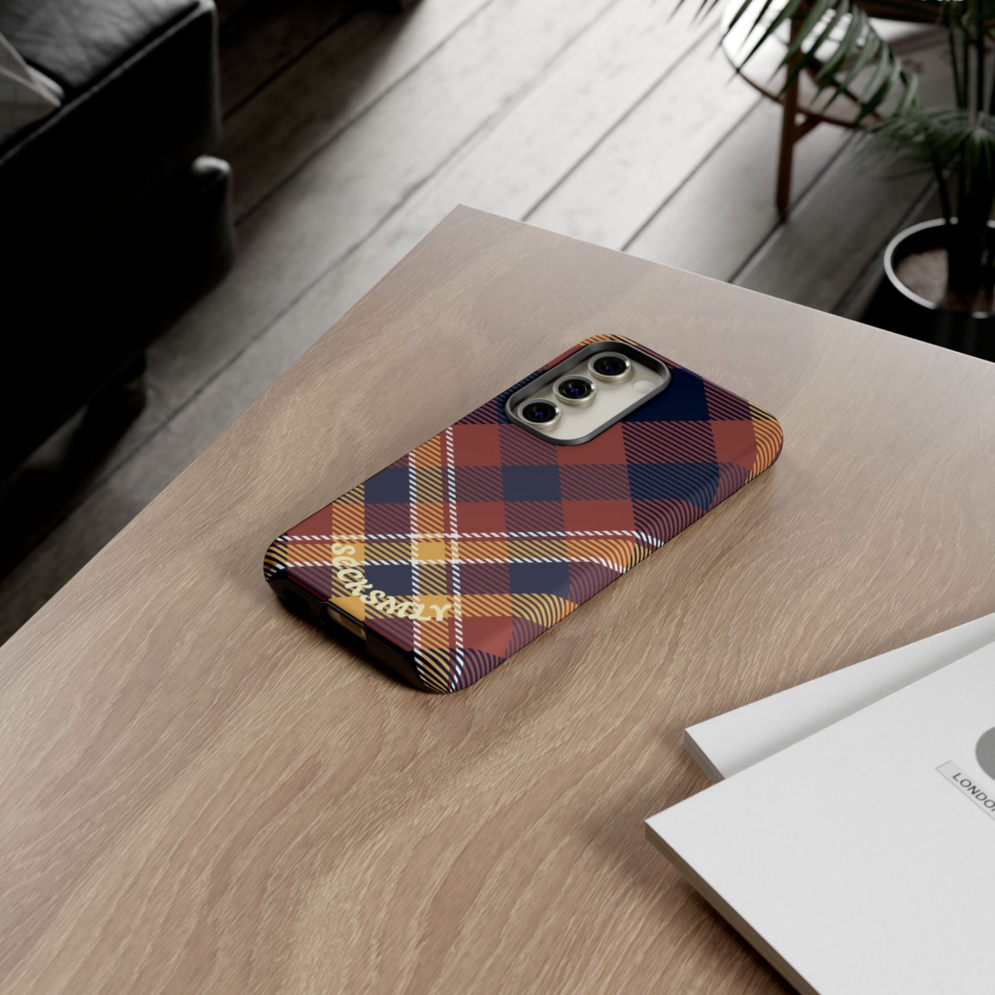 Harvest Tartan Phone Case for Samsung