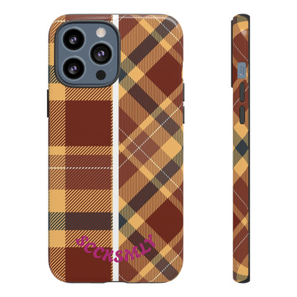 Autumn Plaid Phone Case for Apple