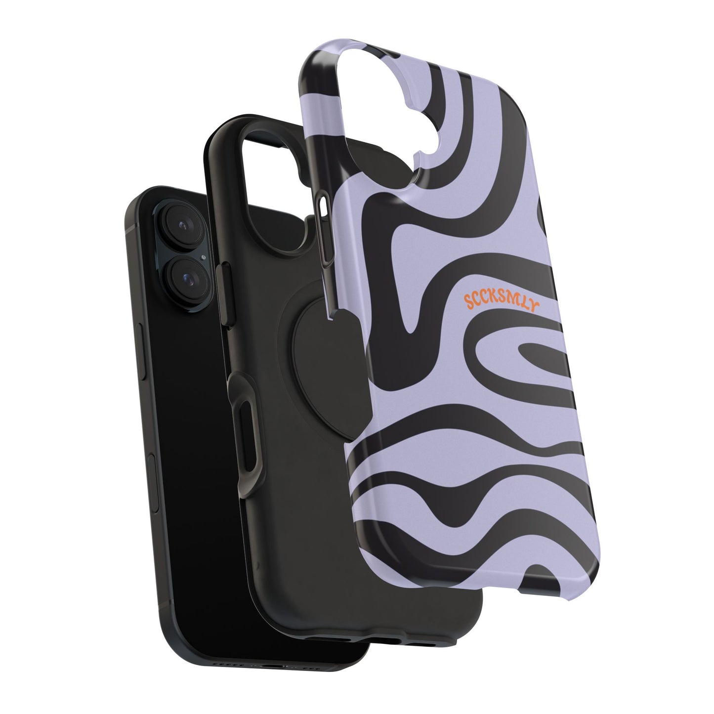 Purple Swirl Phone Case for Apple