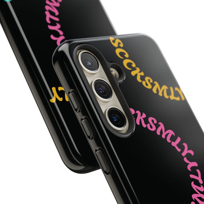 Y2K Wavy Script Tough Case for Samsung