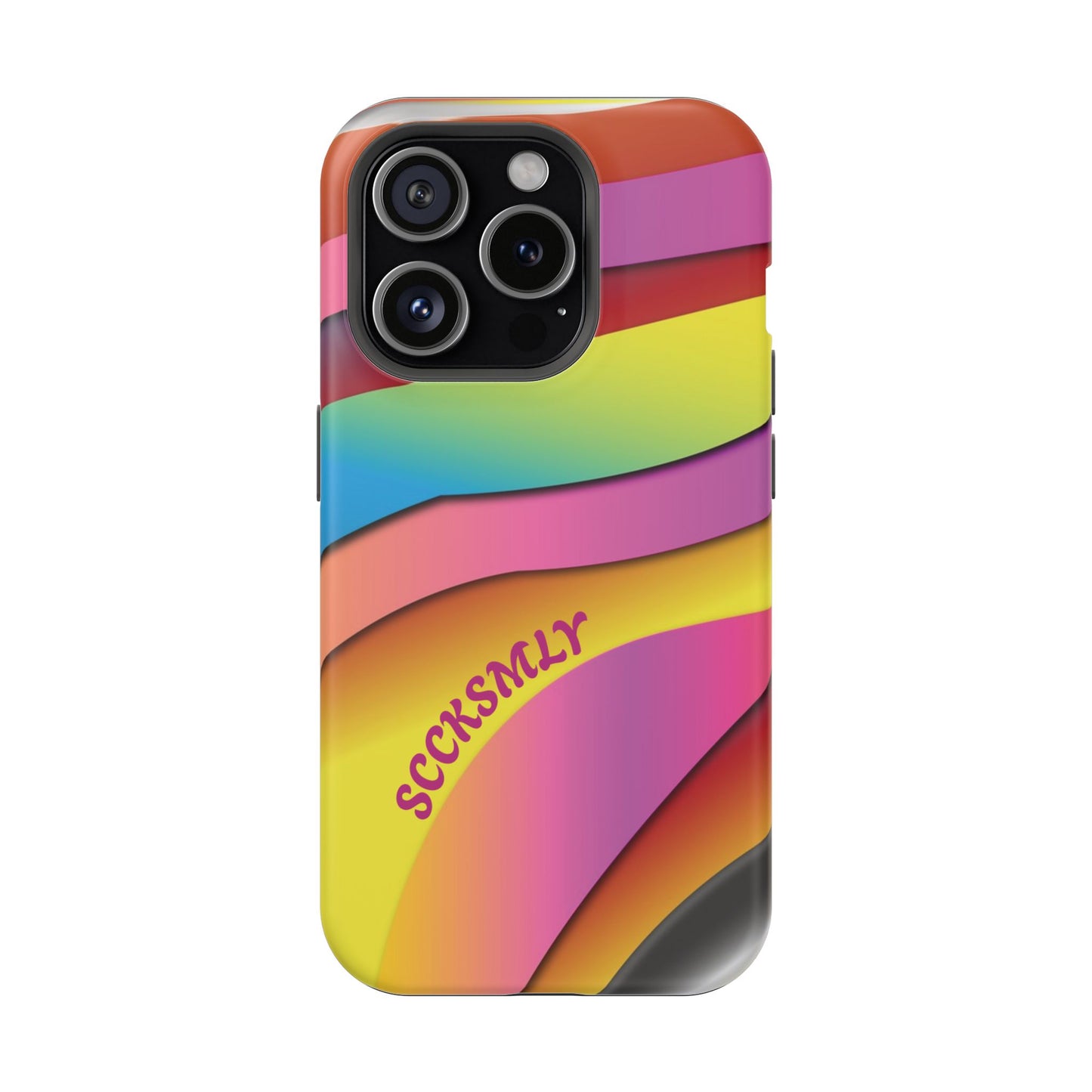 Modern Retro Rainbow Phone Case for "IOS or Apple"