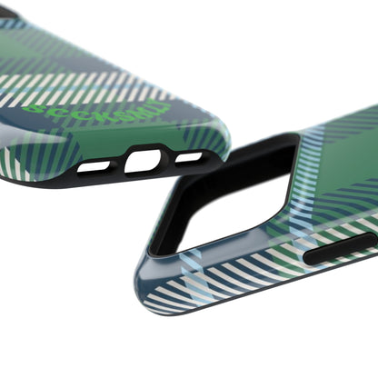 Earth and Sky Plaid Phone Case for Apple