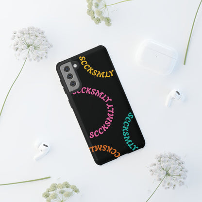 Y2K Wavy Script Tough Case for Samsung